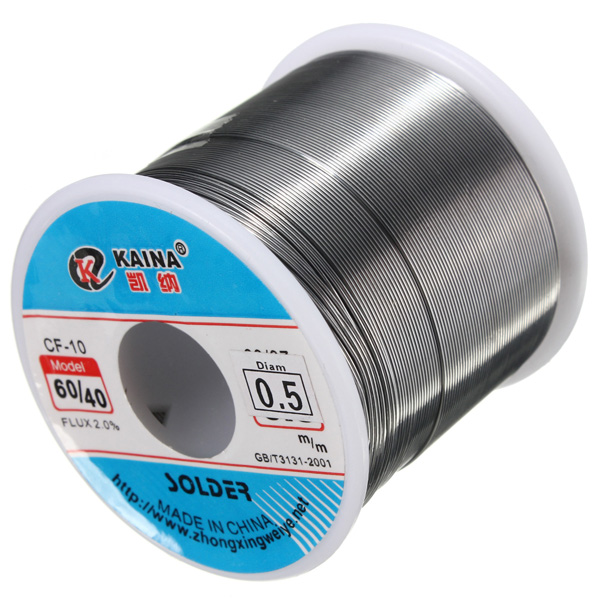 05mm-500g-Soldering-Wires-Welding-Iron-Rosin-Core-6040-Lead-Tin-Flux-20-Percent-1023387