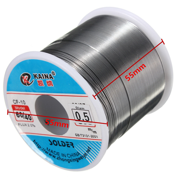 05mm-500g-Soldering-Wires-Welding-Iron-Rosin-Core-6040-Lead-Tin-Flux-20-Percent-1023387