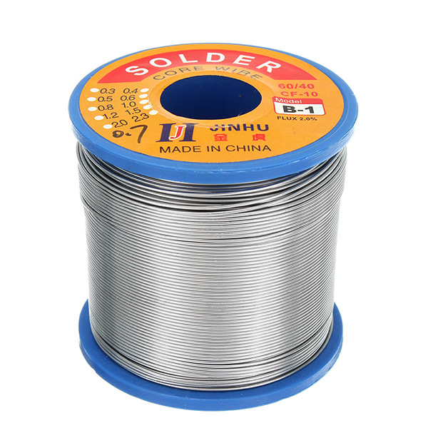07mm-500g-Soldering-Wires-Welding-Iron-Rosin-Core-6040-Lead-Tin-Flux-20-Percent-1023386