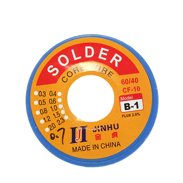 07mm-500g-Soldering-Wires-Welding-Iron-Rosin-Core-6040-Lead-Tin-Flux-20-Percent-1023386