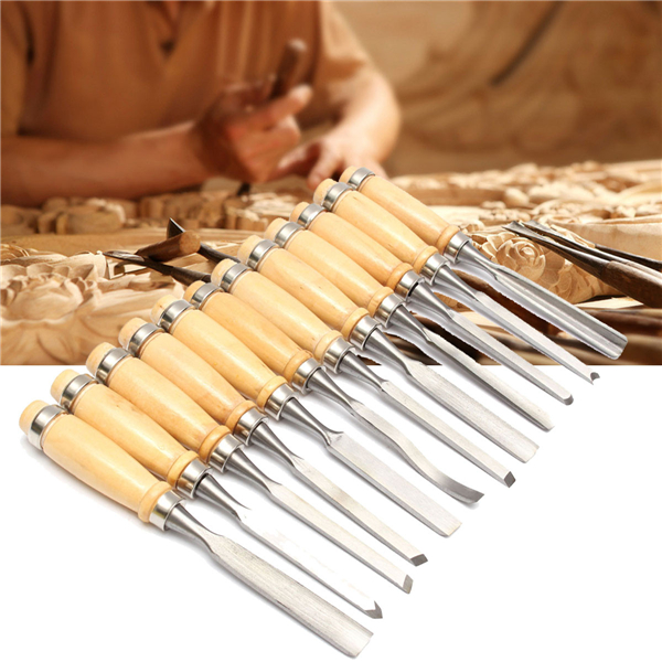 12Pcs-Wood-Working-Wood-Carving-Hand-Chisel-Professional-Gouges-Tool-Set-1048545