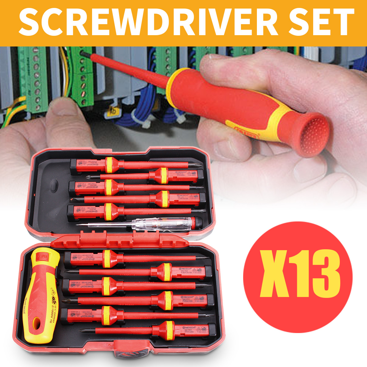 13Pcs-1000V-Electronic-Insulated-Screwdriver-Set-Phillips-Slotted-Torx-CR-V-Screwdriver-Hand-Tools-1224521