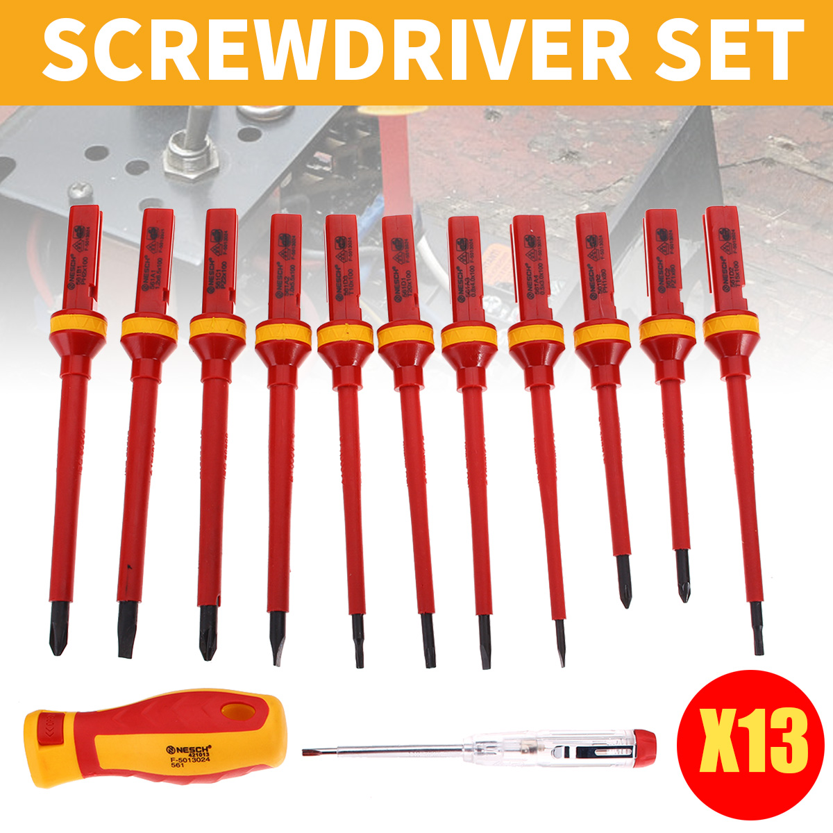 13Pcs-1000V-Electronic-Insulated-Screwdriver-Set-Phillips-Slotted-Torx-CR-V-Screwdriver-Hand-Tools-1224521