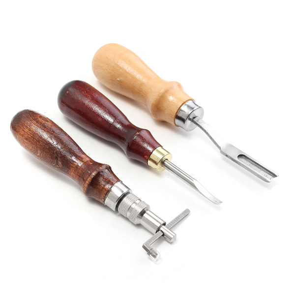 24-Pcs-Leather-Craft-Tools-Kit-Hand-Sewing-Stitching-Punch-Carving-Work-Saddle-1151894