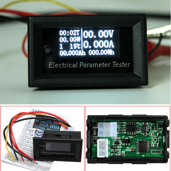 0-33V-0-3A-Multifunction-OLED-DC-Voltage-Current-Time-Power-Watt-Tester-Digital-Meter-1039913