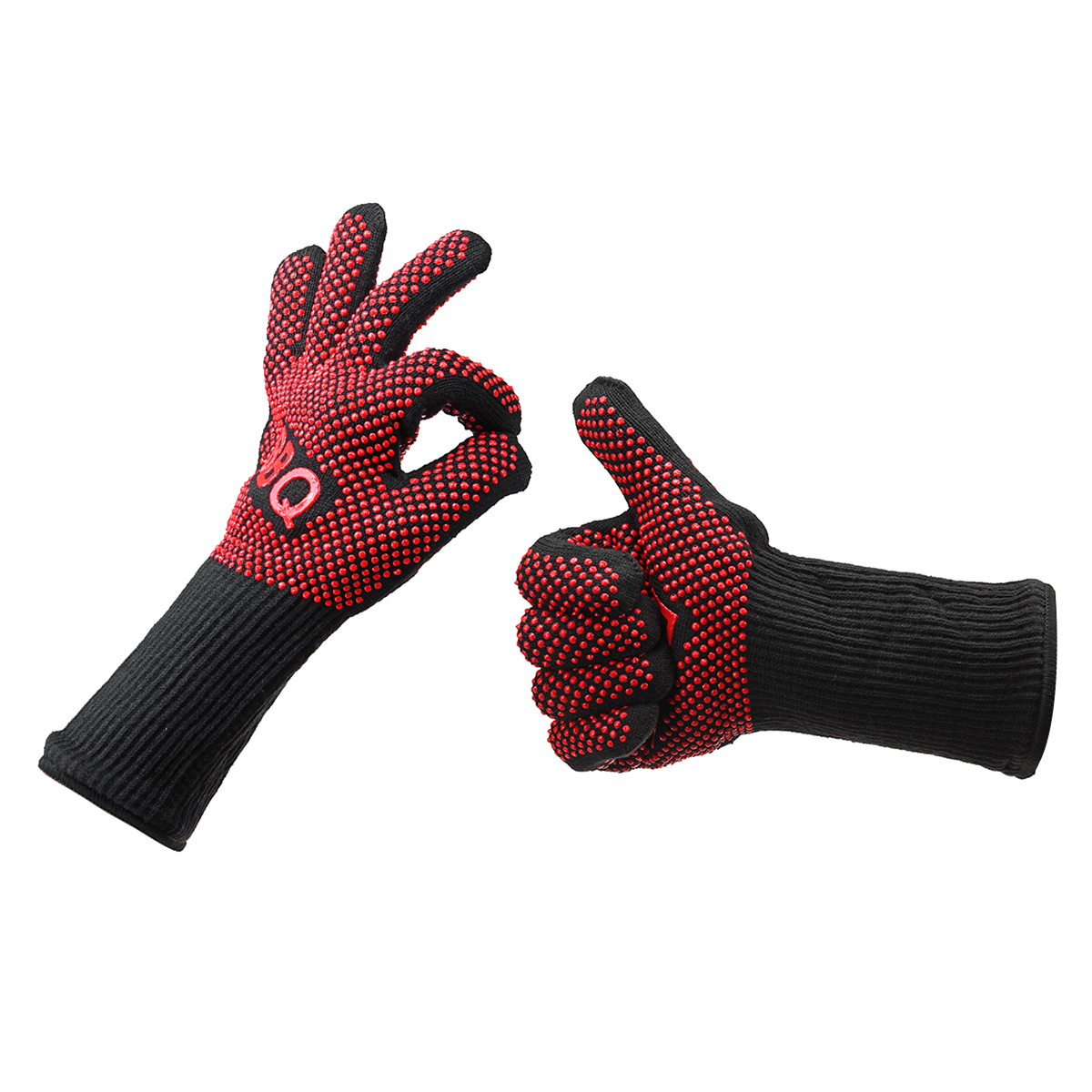 1-Pair-662degF-Heat-Proof-Resistant-Barbecue-BBQ-Grilling-Gloves-Kitchen-Cooking-Work-1364219