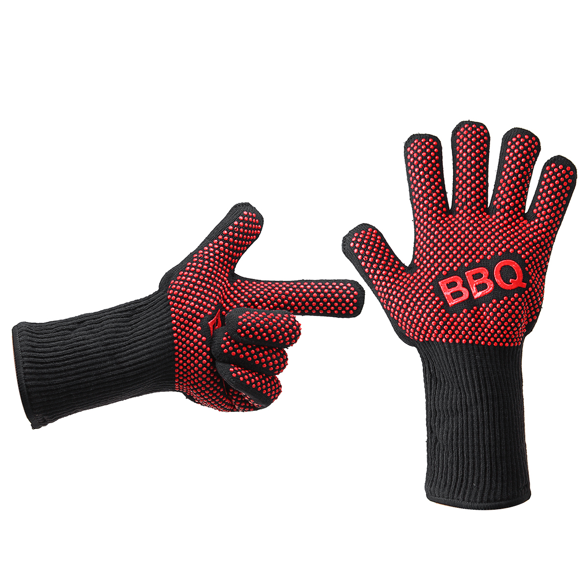 1-Pair-662degF-Heat-Proof-Resistant-Barbecue-BBQ-Grilling-Gloves-Kitchen-Cooking-Work-1364219