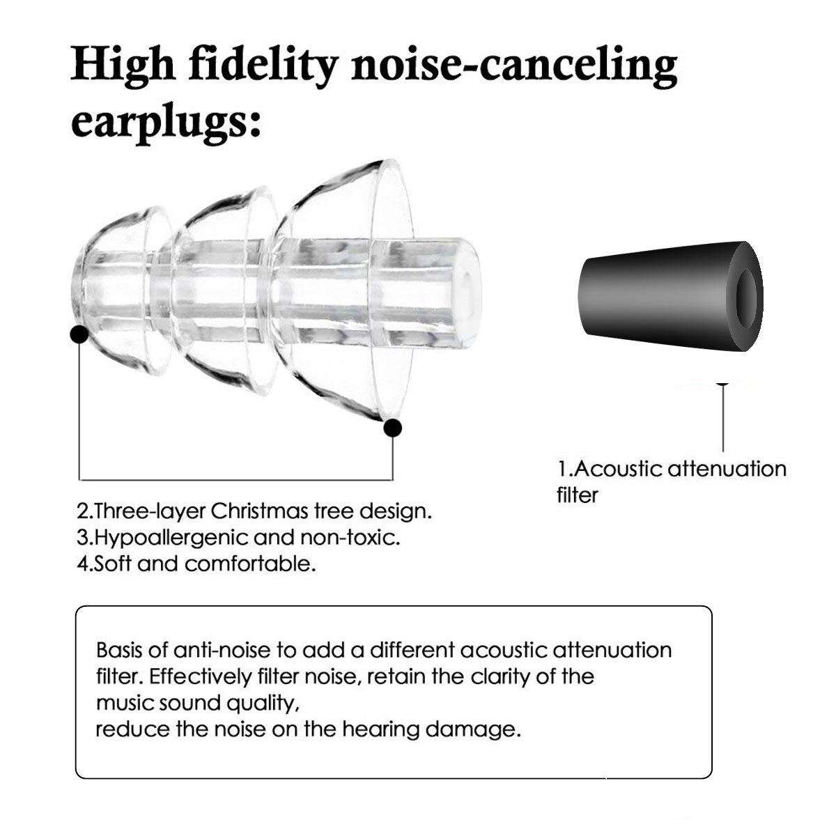 1-Pair-Noise-Cancelling-Hearing-Protection-Earplugs-For-Concerts-Musician-Motorcycles-Reusable-Silic-1369084