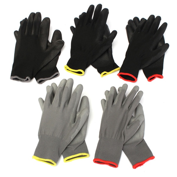 1-Pair-PU-Palm-Coated-Nylon-Precision-Protective-Safety-Work-Gloves-Light-Weight-993797