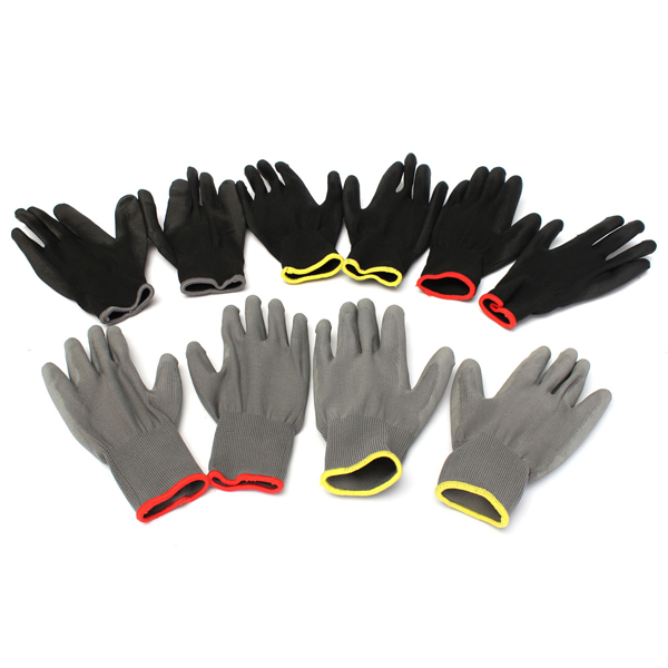 1-Pair-PU-Palm-Coated-Nylon-Precision-Protective-Safety-Work-Gloves-Light-Weight-993797