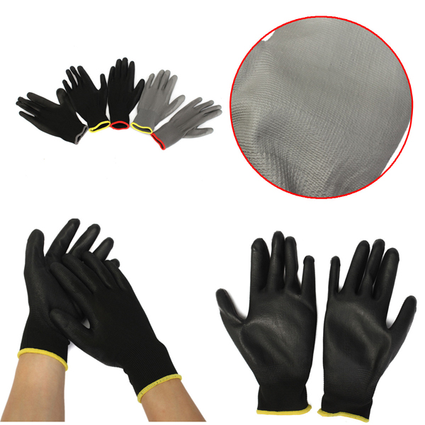 1-Pair-PU-Palm-Coated-Nylon-Precision-Protective-Safety-Work-Gloves-Light-Weight-993797