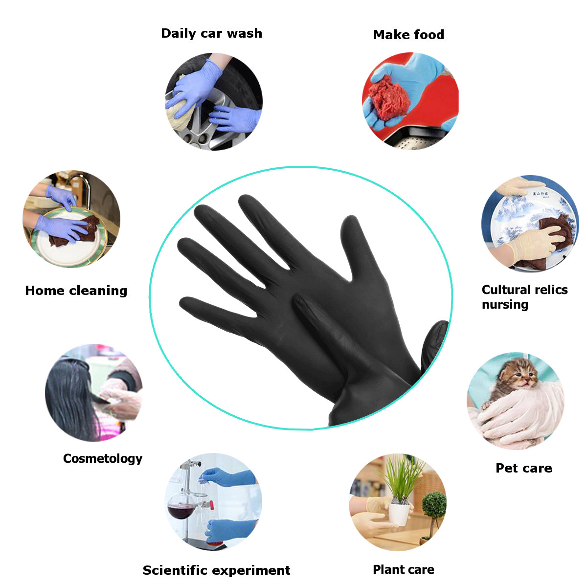 100pcs-Industrial-Disposable-Nitrile-Latex-Black-Gloves-Powder-Free-MLXL-1208723