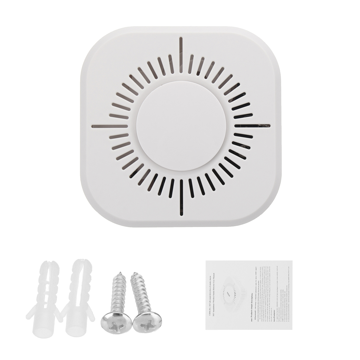 3-in-1-C50W-Smoke-Detector-Sound-Light-amp-Sound-Alarm-Wireless-433-Transmission-1387757