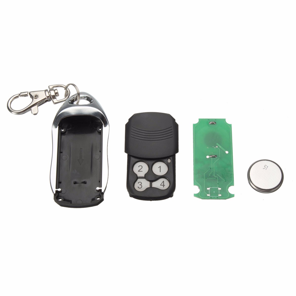 4-Button-433MHz-Black-Garage-Gate-Key-Remote-Control-Replacement-For-RCG12C-1062211