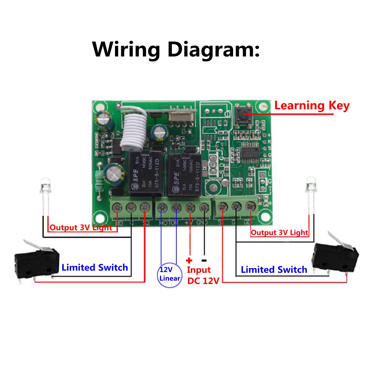 433Mhz-Wireless-RF-Switch-DC12V-Relay-Transmitter-Receiver-Module-and-433-Mhz-Remote-Controls-For-DC-1358262