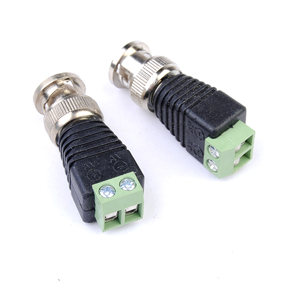 2pcs-Coax-CAT5-BNC-Video-Balun-Connector-for-Security-Camera-System-931859