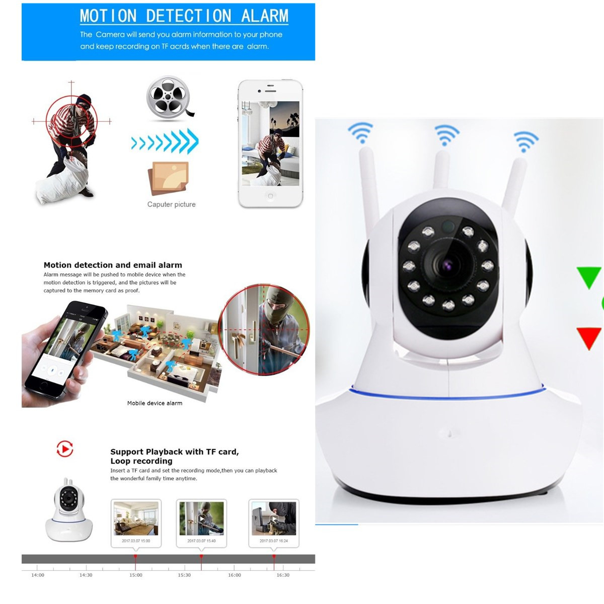 1080P-360deg-Panoramic-Wireless-Wifi-Security-IP-Camera-Monitor-Night-Vision-CCTV-1298938