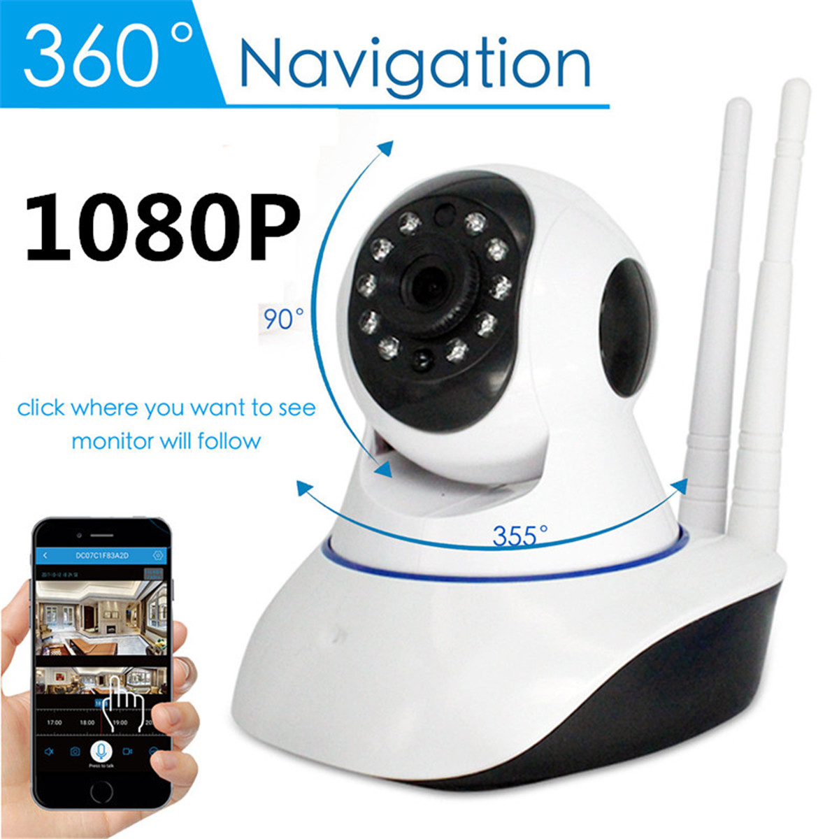 1080P-360deg-Panoramic-Wireless-Wifi-Security-IP-Camera-Monitor-Night-Vision-CCTV-1298938