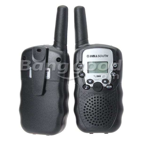 2pcs-T-388-05W-UHF-Auto-Multi-Channels-Mini-Radios-Walkie-Talkie-Black-916108