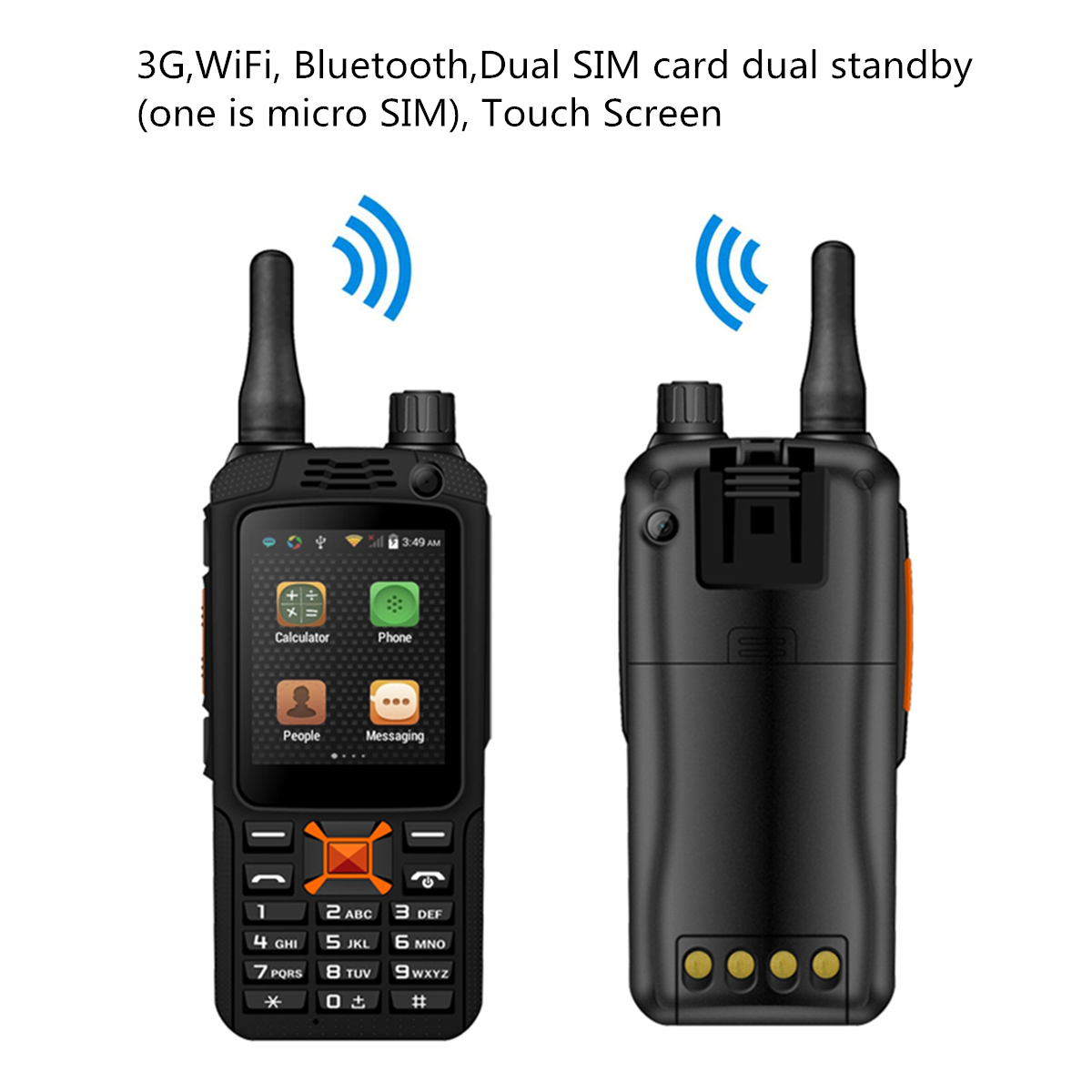 3G-Wifi-Touch-Screen-Walkie-Talkie-USB-BT-Smartphone-GPS-Double-Cam-Zello-Rechargeable-1401651