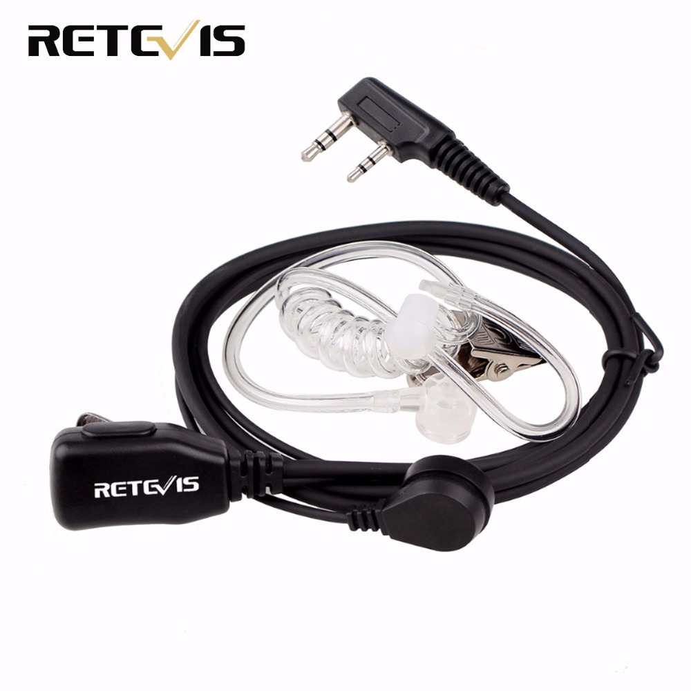Retevis-PTT-MIC-Air-Acoustic-Tube-In-ear-Earpiece-for-KENWOOD-BAOFENG-UV-5R-BF-888s-Retevis-H777-RT2-1218467