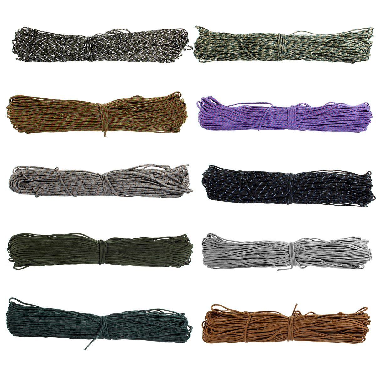 300-Feet-91m-7-Inner-Strand-Mil-Survival-Paracord-Bushcraft-Parachute-Cord-Lanyard-Rope-Type-III-1332797