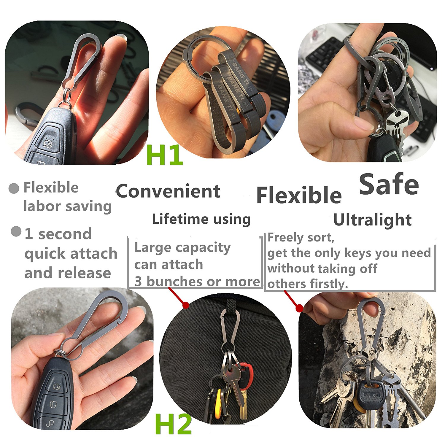 BANG-TI-H1-37mm-Titanium-Quick-Release-Keychain-Belt-Loop-Hook-Key-Clip-1146946