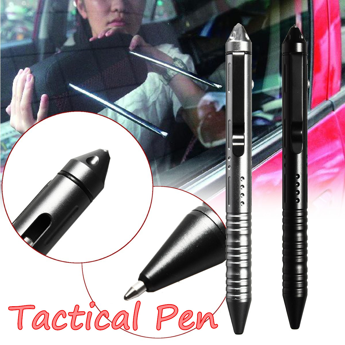 Survival-Tactical-Pen-Military-Pen-Glass-Breaker-Tungsten-Steel-Head-1285721