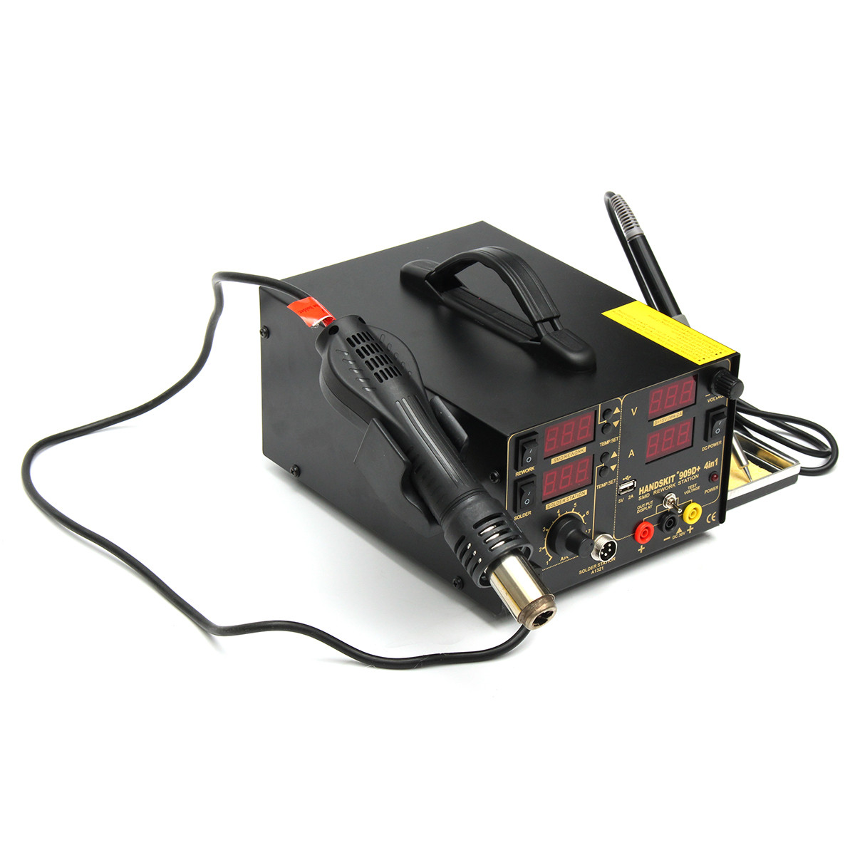 110V-800W-4-In-1-909D-Rework-Soldering-Station-Power-Supply-Hot-Heat-Air-Gun-Soldering-Iron-Kit-1206615