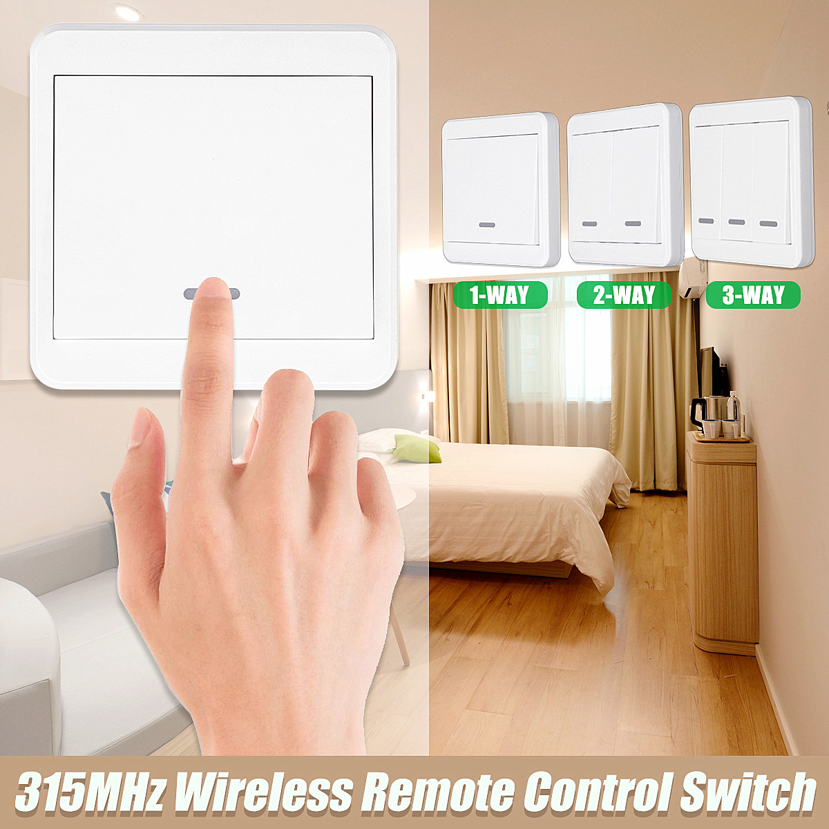 123-Way-Push-Button-Switch-Remote-Control-Switch-86-Wall-Panel-315MHz-Wireless-1334553