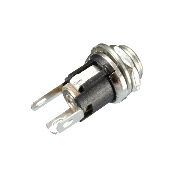 1PC-55X25mm-Power-Socket-Threaded-Head-DC-Connector-Adapter-Plug-Metal-Panel-Mount-Socket-1176984