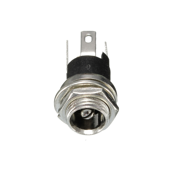 1PC-55X25mm-Power-Socket-Threaded-Head-DC-Connector-Adapter-Plug-Metal-Panel-Mount-Socket-1176984