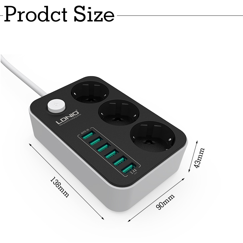 Power-Strip-Outlet-Surge-Protector-with-3-AC-Outlets-and-6-USB-Charging-Ports-EU-Standard-1248544