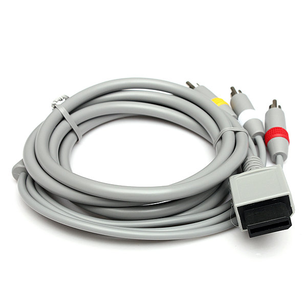 18m-Audio-Video-AV-TV-Composite-RCA-Cable-for-Nintendo-Wii-Console-934587