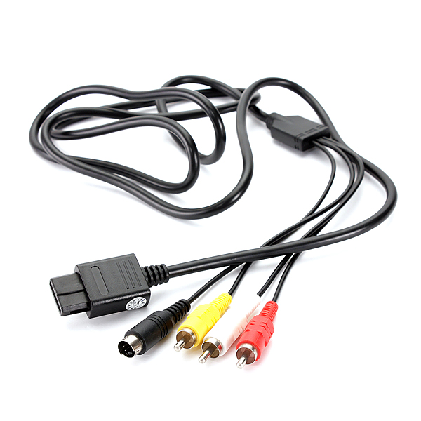 6ft-AV-TV-S-Video-AV-Cable-for-Super-Nintendo-Gamecube-64-SNES-NGC-N64-931412