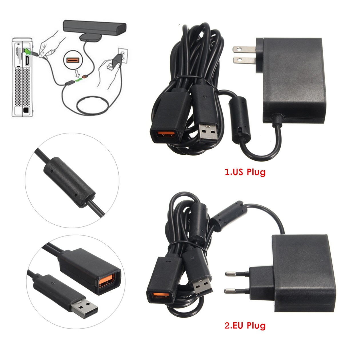 23m-USB-AC-Adapter-Power-Supply-Cable-for-Xbox-360-Kinect-Sensor-EUUS-Plug-1047248