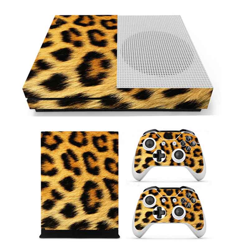 3D-Leopard-Host-Body-Paste-Two-Handle-Paste-Sticker-Skin-for-Xbox-one-1164079