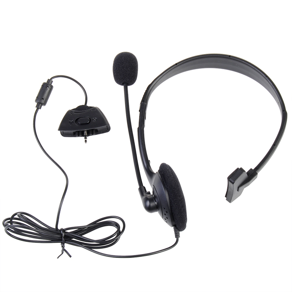XBOX-360-Black-Headphone-Wired-Premium-Microphone-Headset-940953