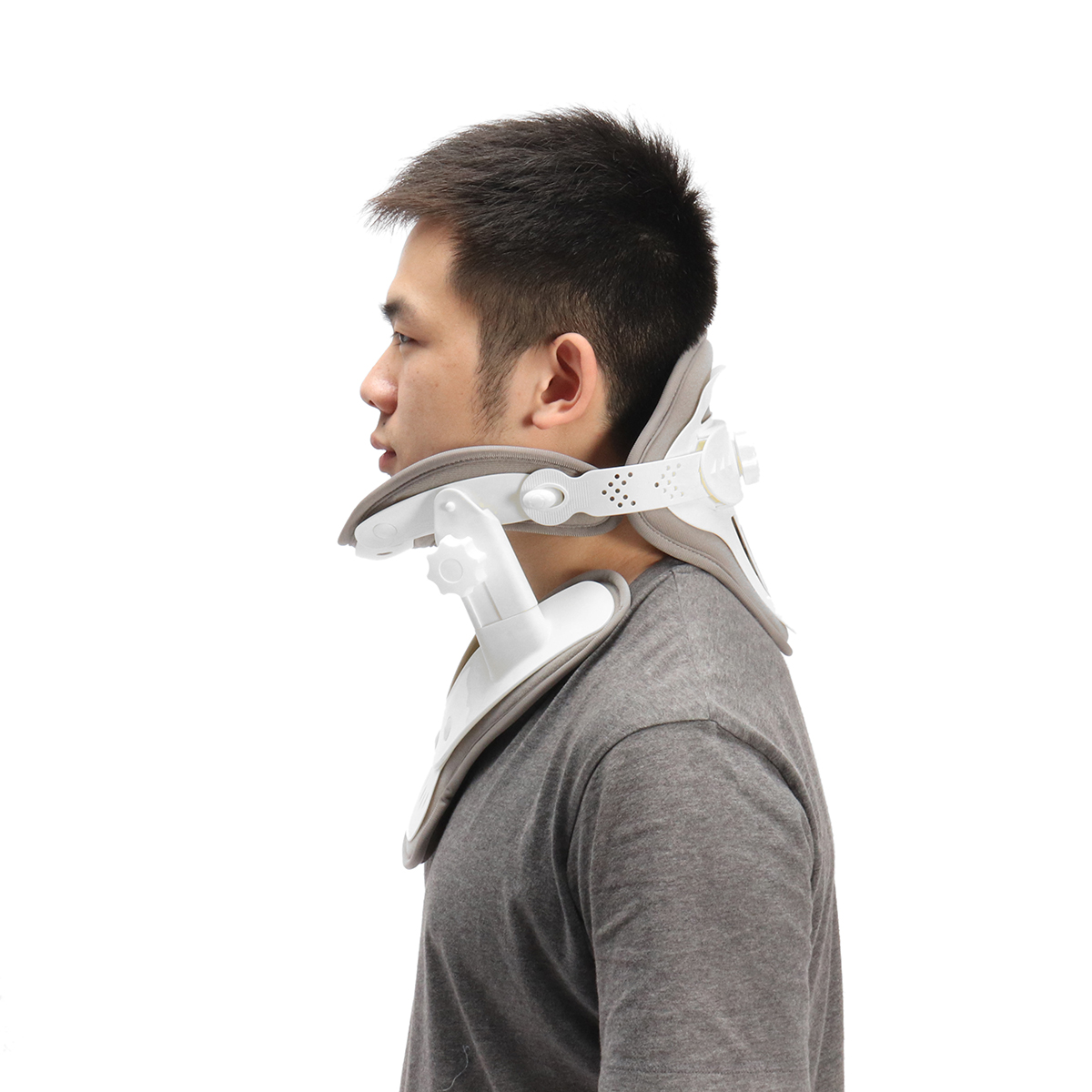 Adjustable-Neck-Cervical-Traction-Device-Collar-Brace-Support-Stabilise-Strap-1407936