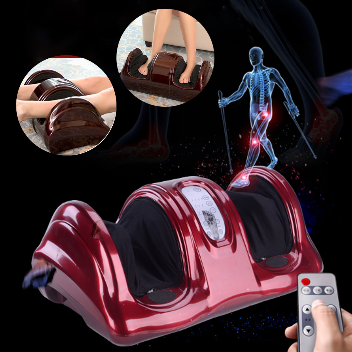 3D-Deluxe-Foot-Ankle-And-Calf-Massage-Health-Electric-Massager-Leg-Reflexology-1359150