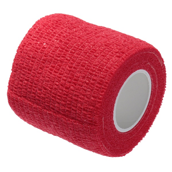 2PCS-Red-Non-woven-Adhesive-Elastic-Supporting-Finger-Arm-Bandage-Tapes-1050620