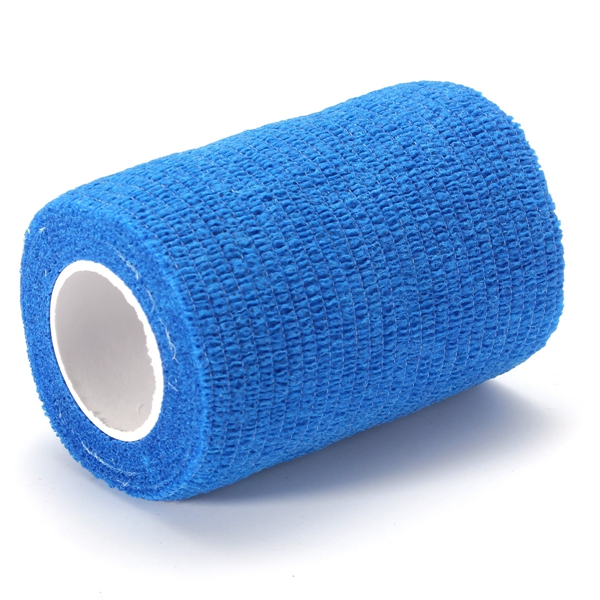 4Pcs-Blue-Ourdoor-Sports-Self-adhesive-Elastic-Gauze-Tape-Care-Bandage-1048941