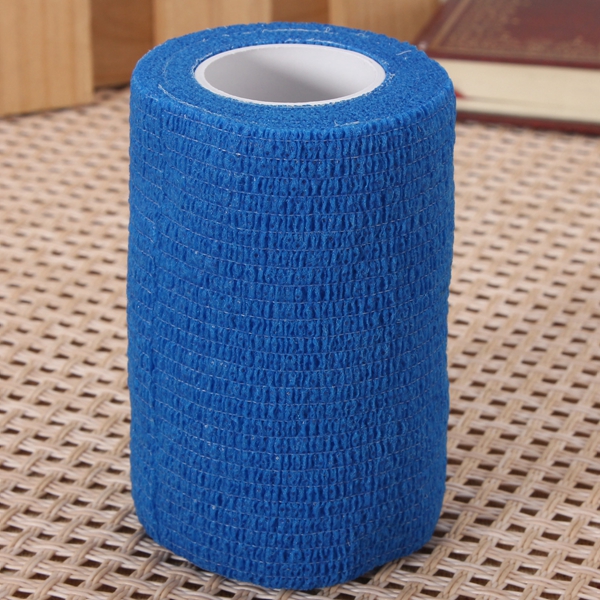 4Pcs-Blue-Ourdoor-Sports-Self-adhesive-Elastic-Gauze-Tape-Care-Bandage-1048941