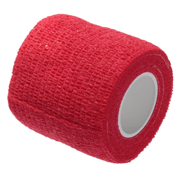 4Pcs-Red-Non-woven-Adhesive-Elastic-Supporting-Finger-Arm-Bandage-Tapes-1049897