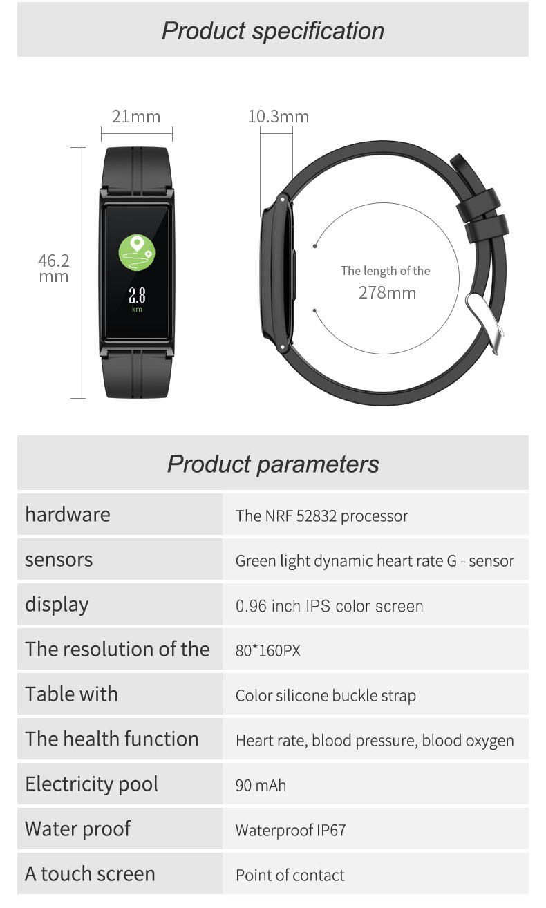 B5-Organic-LED-Smart-Watch-Blood-Pressure-Heart-Rate-Wristband-IP67-Waterproof-Bracelet-1203325