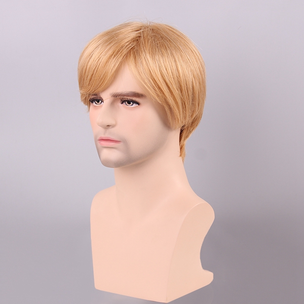 Blonde-Men-Short-Human-Hair-Wig-Male-Mono-Top-Virgin-Remy-Capless-Side-Bang-1085280