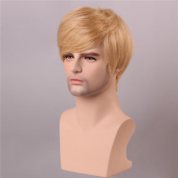 Blonde-Men-Short-Mono-Top-Human-Hair-Wig-Male-Virgin-Remy-Capless-Side-Bang-1096263