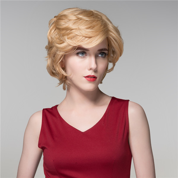Short-Fluffy-Virgin-Human-Hair-Wigs-Remy-Mono-Top-Capless-Full-wig-Side-Bang-8-Colors-1058240