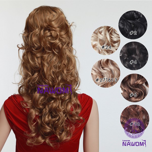 7Pcs-NAWOMI-Body-Wave-Heat-Resistant-Friendly-Clip-In-Synthetic-Hair-Extension-2165-Inch-4-Brown-994563