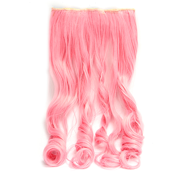 Long-Curly-Gradual-Change-Color-Clip-on-Hair-Wig-Extension-949969